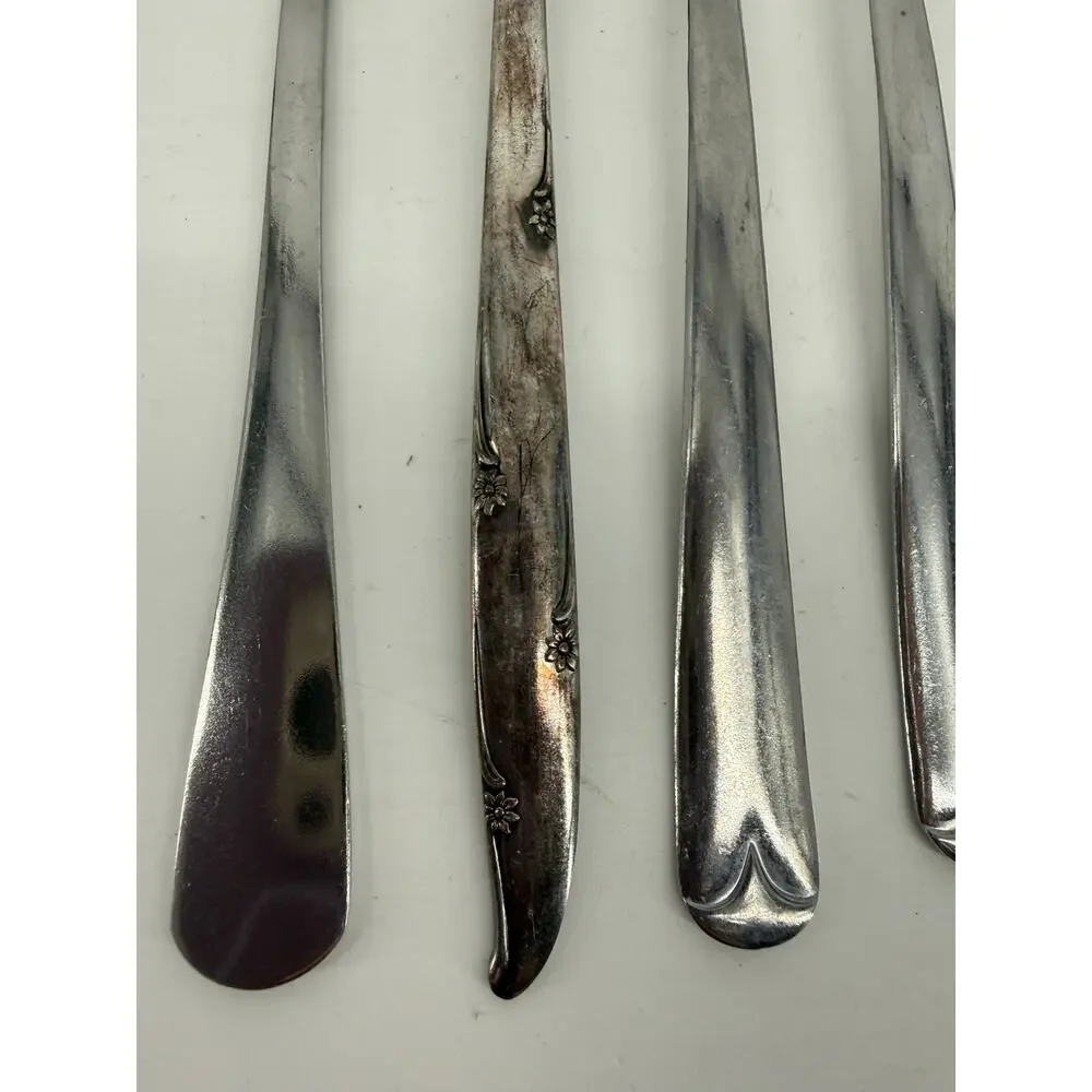 Community Oneida Mixed Forks Flatware Lot Salad Cocktail Seafood Stainless